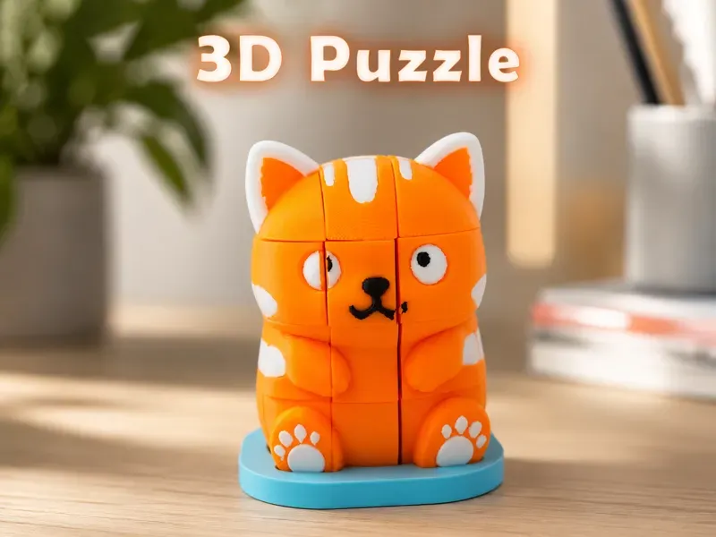 Cat 3D Puzzle