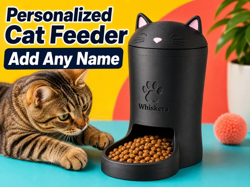 Personalised Cat Feeder
