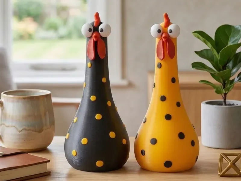 Polka-Dot Chickens
