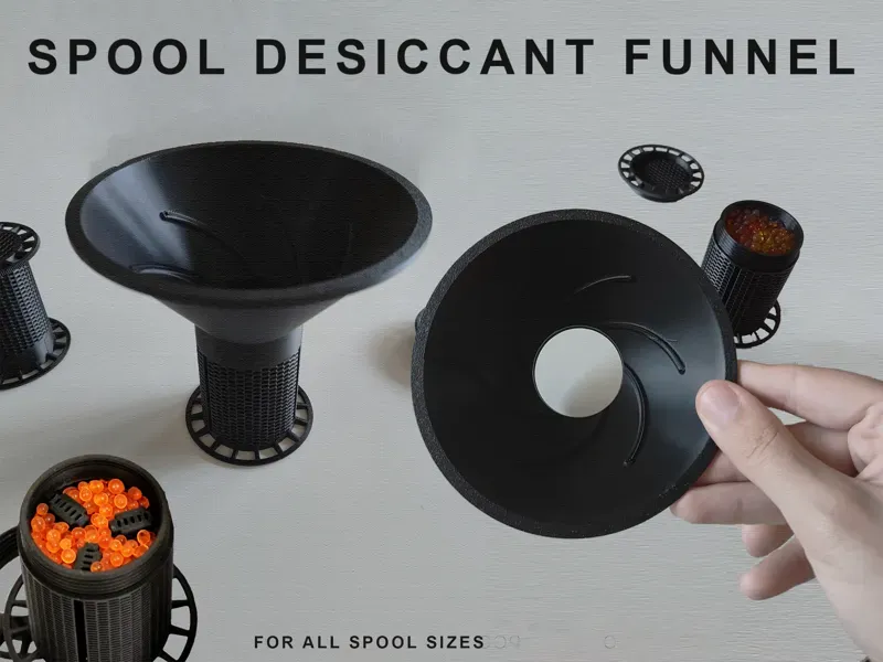 Spool Desiccant Funnel